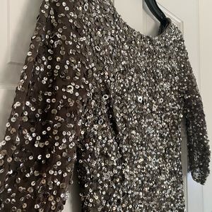 Gorgeous hand beaded sequin dress - all winter weddings!